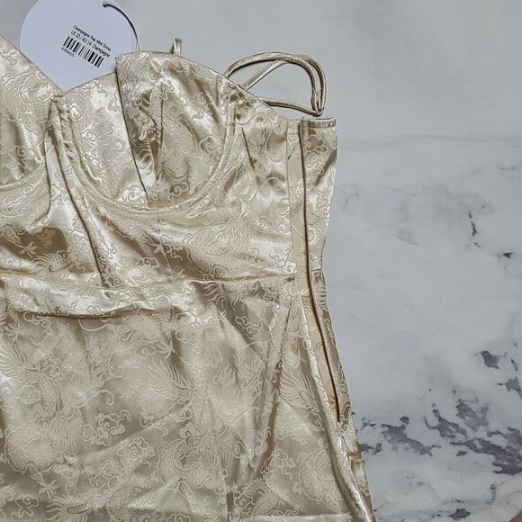 Princess Polly Champagne Pop Mini Dress - Picture 6 of 8